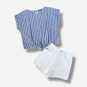 🌸New🌸 Shein Women’s 2pc Blouse Short Set M L NWT